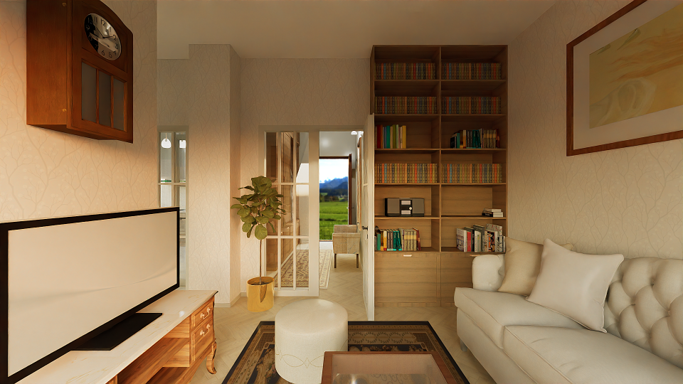 Klasszikus nappali-előszoba